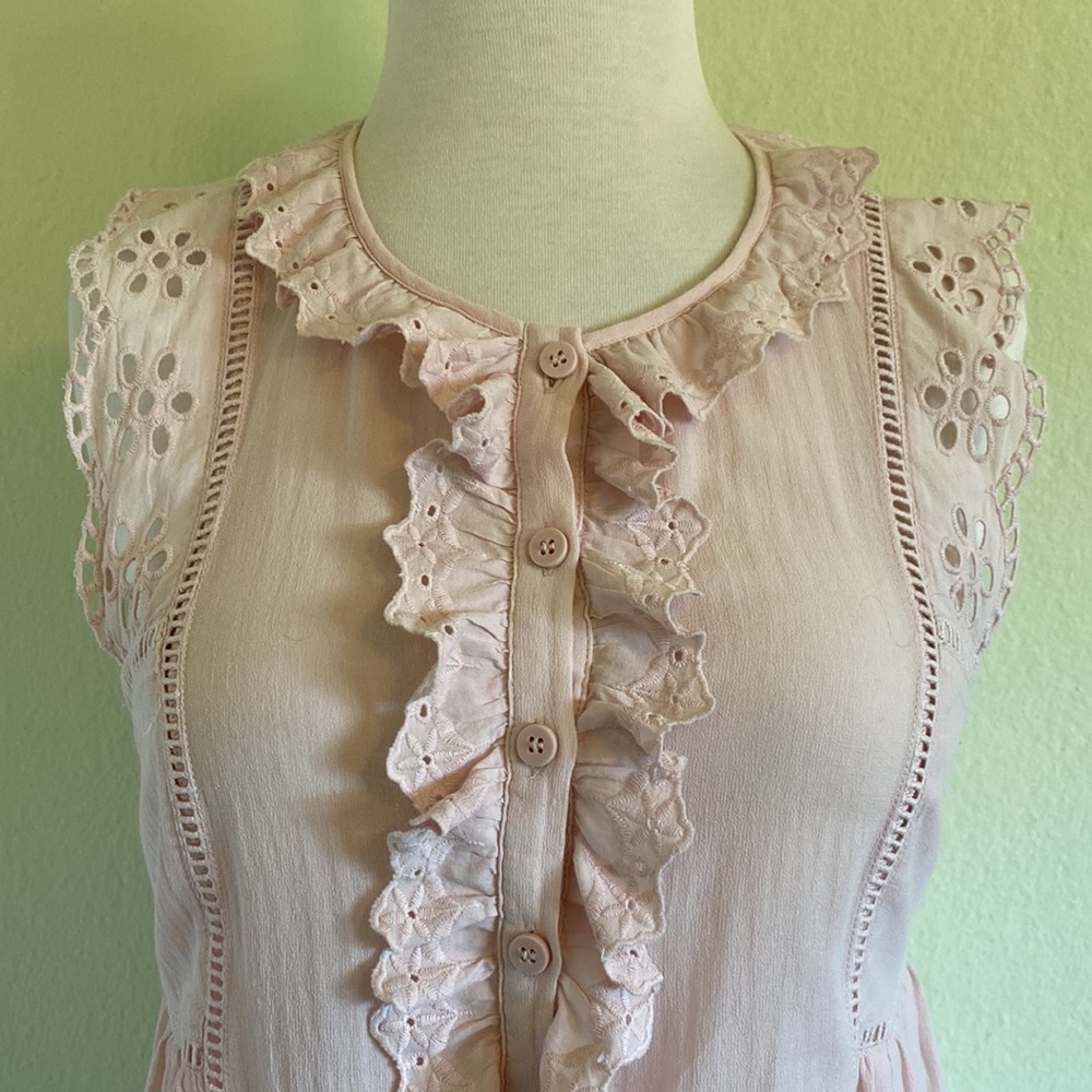To the Max Buttoned Cotton Pink Blouse